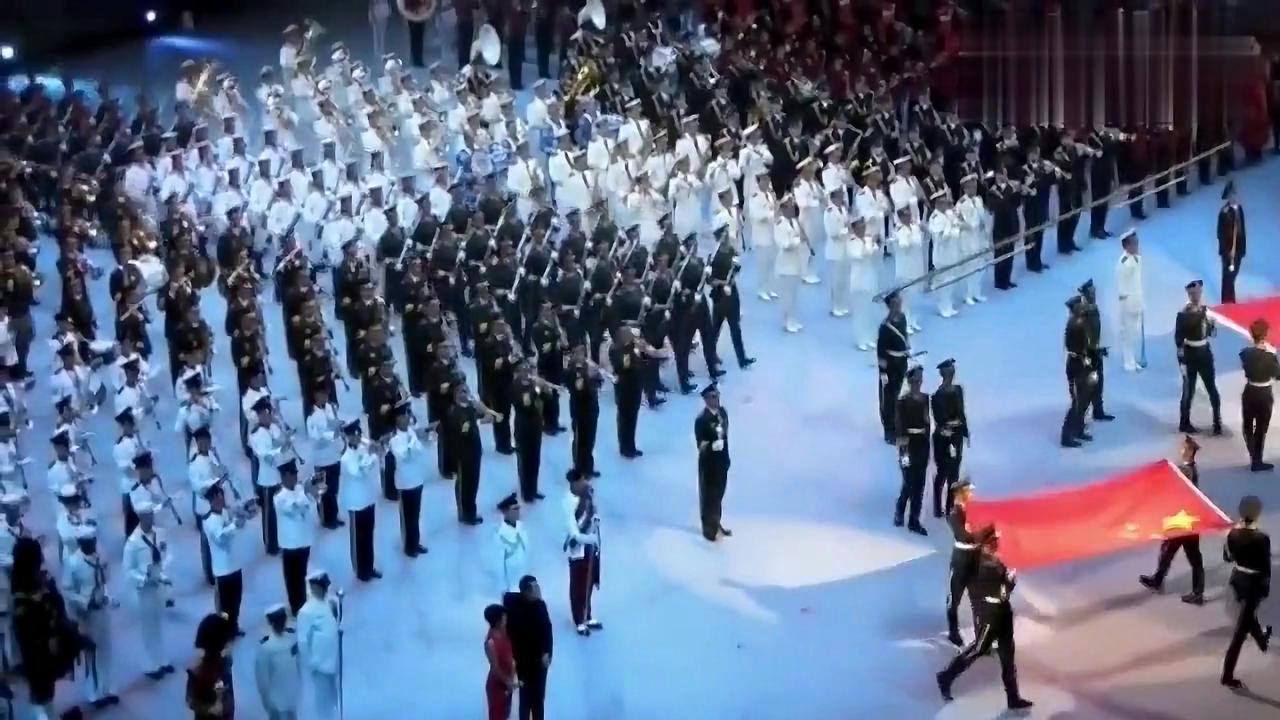 驻港部队三军仪仗队表演视频,展现荣耀与力量,驻港部队三军仪仗队表演,荣耀与力量的展现