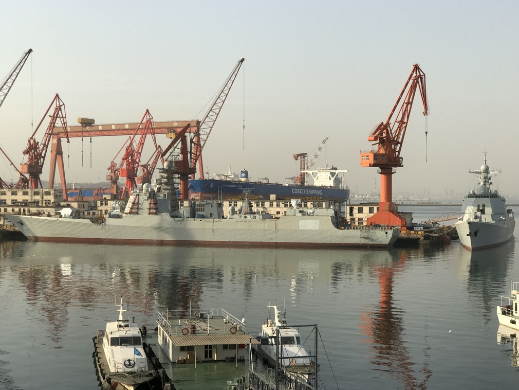 探索中国海军的骄傲，155舰徽，中国海军骄傲，揭秘155舰徽的辉煌历程