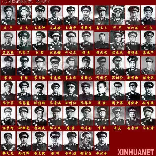 中国开国将军的数量及其历史意义,中国开国将军的数量及其深远的历史意义
