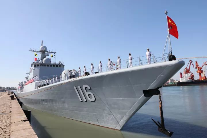 石家庄号,探索未来的海洋卫士——中国海军首艘055型驱逐舰,中国海军首艘055型驱逐舰石家庄号,海洋卫士的探索之旅