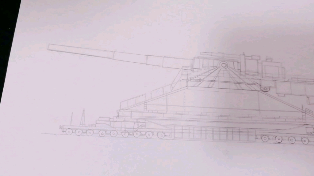 古斯塔夫巨炮简笔画绘制指南，古斯塔夫巨炮简笔画教程