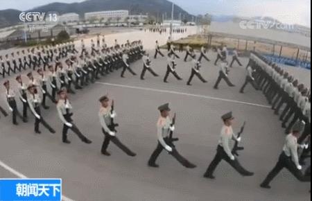 武警部队方队阅兵,展现力量与荣耀,武警部队阅兵方队,力量与荣耀的展示