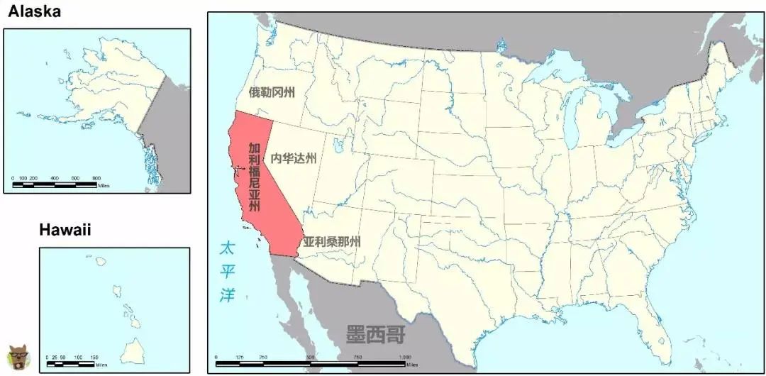 揭秘加州的地理位置,在美国东部还是西部?,揭秘,加州的地理位置——位于美国西部还是东部?