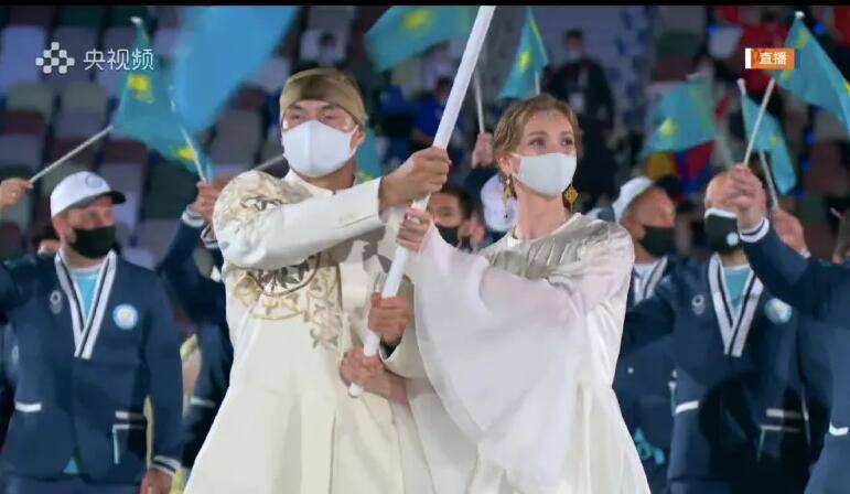 今天哈萨克斯坦奥运会女旗手，荣耀与担当，哈萨克斯坦奥运会女旗手的荣耀与担当
