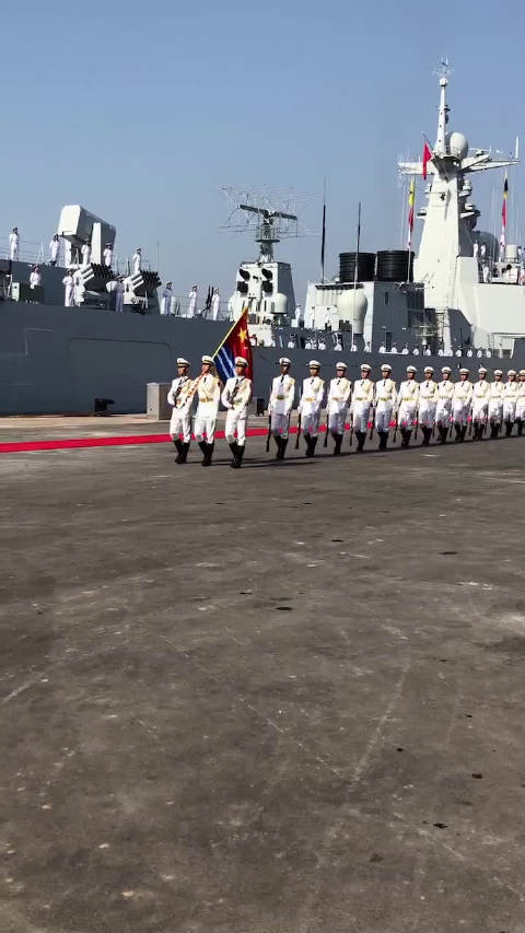 海军73周年阅舰式,荣耀与力量的展示,海军73周年阅舰式,荣耀与力量的盛大展示