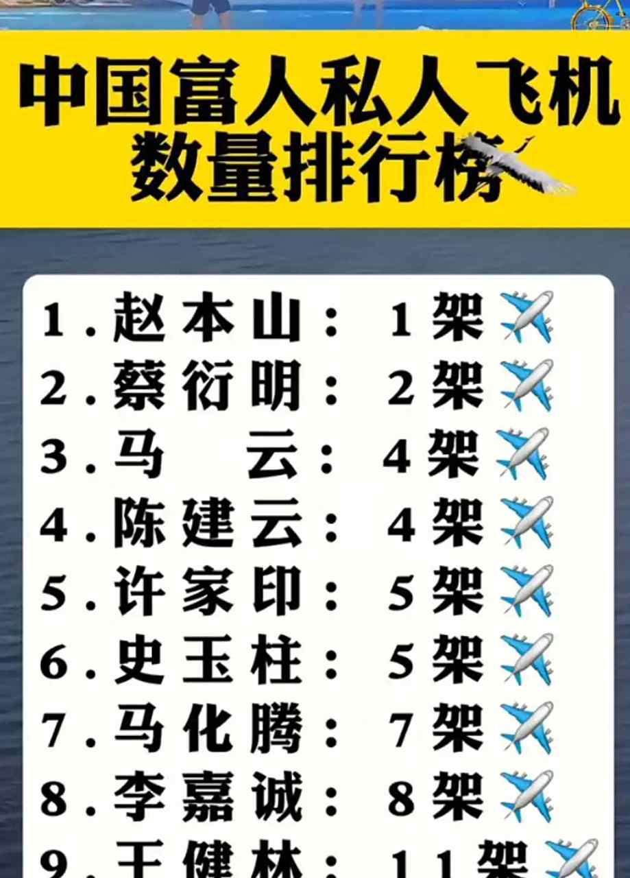 中国私人飞机名单,探索与解析,中国私人飞机名单深度解析与探索