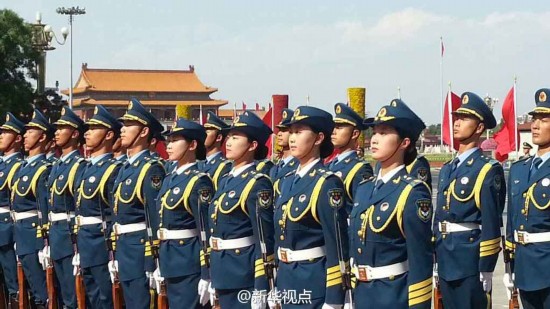 中国人民解放军仪仗队女兵与中国女兵的力量与荣耀,中国人民解放军仪仗队女兵与中国女兵的力量与风采展露荣耀时刻