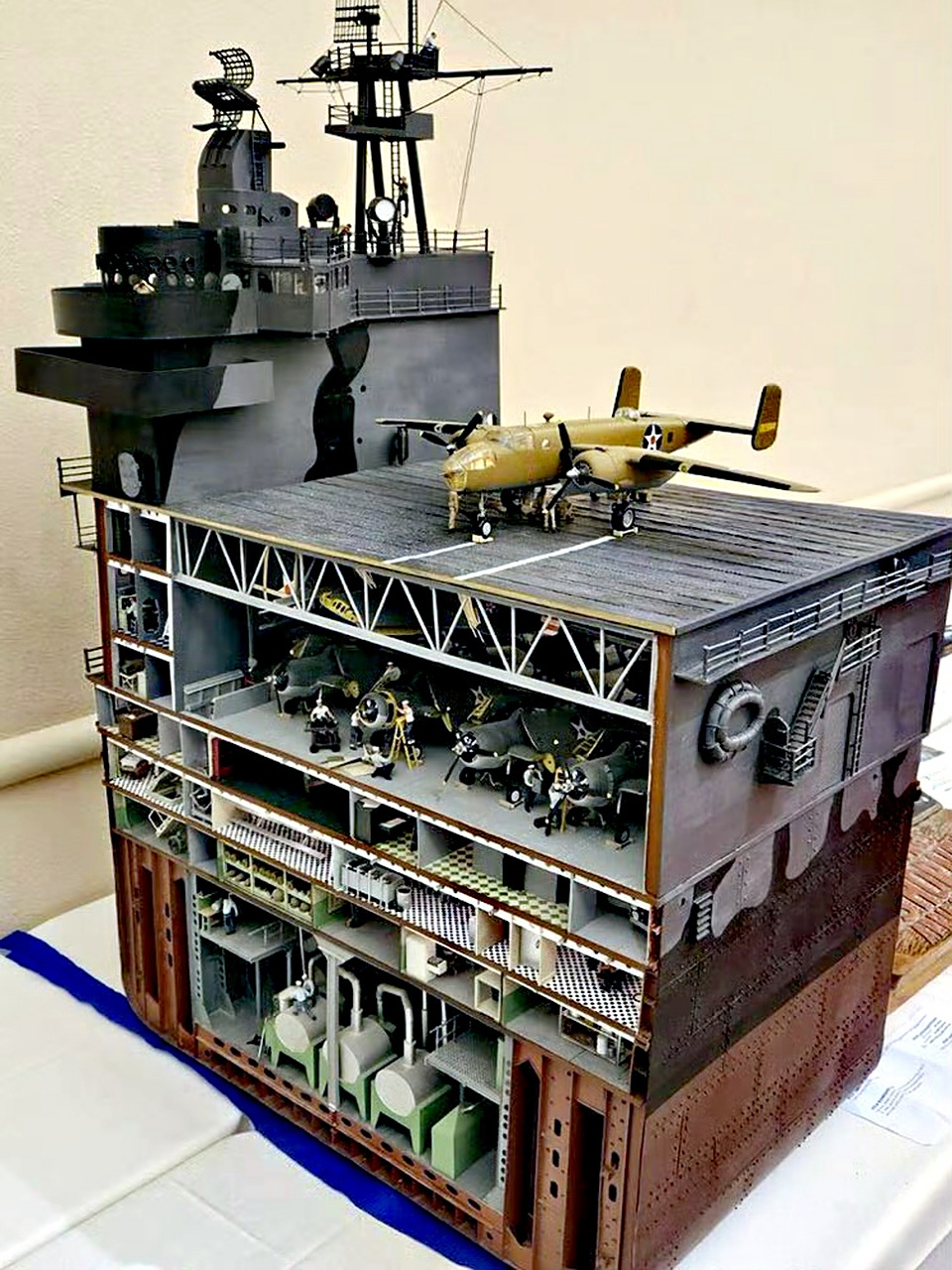 美国大黄蜂号航空母舰模型,探索与赏析,美国大黄蜂号航空母舰模型深度探索与赏析