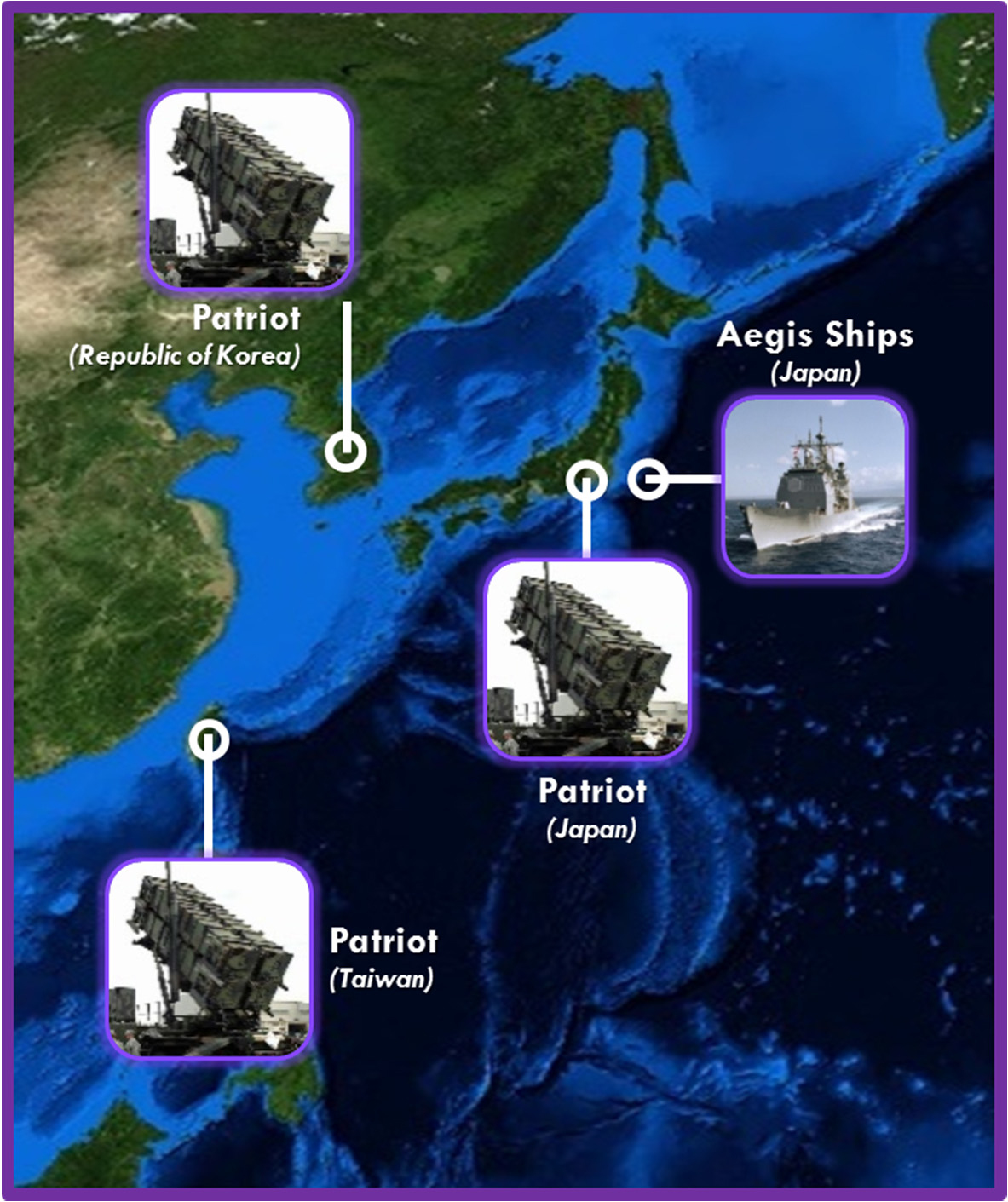 美国全球反导系统部署图及其影响,美国全球反导系统部署图及其国际影响分析