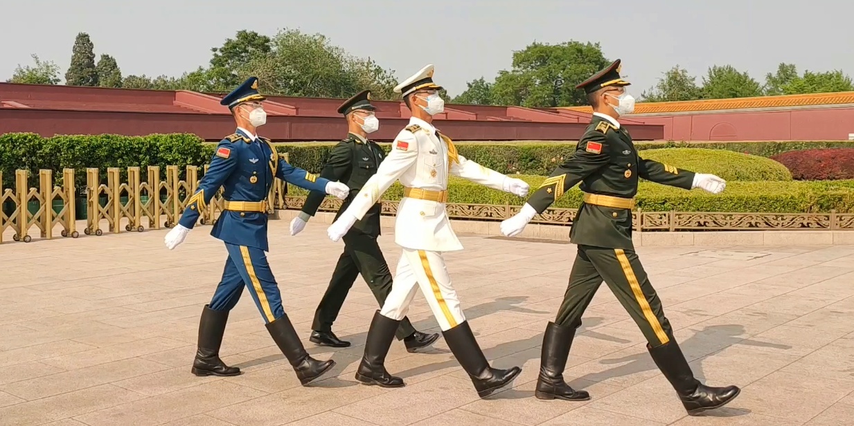 国旗护卫队与三军仪仗队,荣耀与使命的象征,国旗护卫队与三军仪仗队,荣耀与使命的辉煌展现