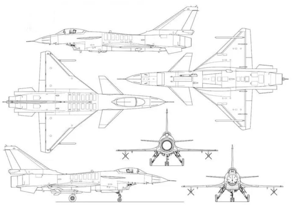 歼-10战斗机画法详解,歼-10战斗机绘画教程,详细步骤与技巧