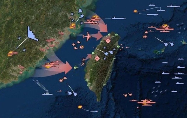 美不介入台海局势解放军三步胜利，美介入台海局势解放军三步胜利应对战略
