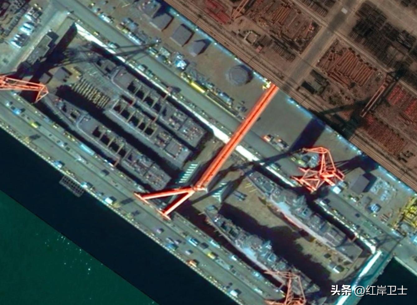 探索神秘的海洋巨兽，052B型导弹驱逐舰俯视图解析，揭秘深海巨兽，052B型导弹驱逐舰俯视图深度解析