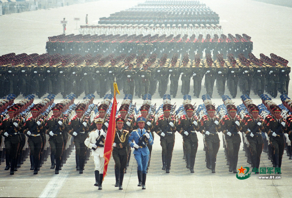 海军方阵合影，纪念中国海军的荣耀时刻——纪念阅兵盛典，海军方阵大合影，纪念阅兵盛典上的中国海军荣耀时刻