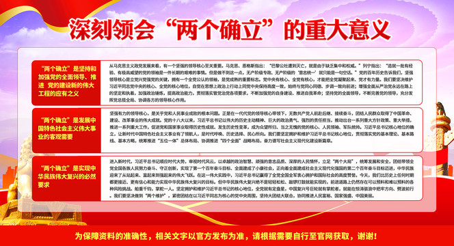 两个确立，引领未来的关键力量，两个确立，引领未来的双向力量
