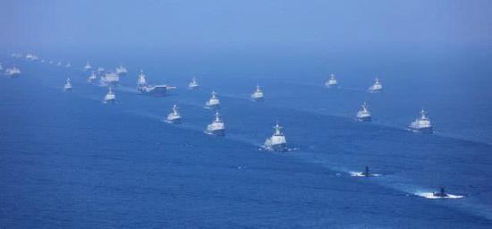 2018年海军大阅兵照片，展现中国海军力量的辉煌瞬间，中国海军力量的辉煌瞬间，2018年海军大阅兵照片回顾